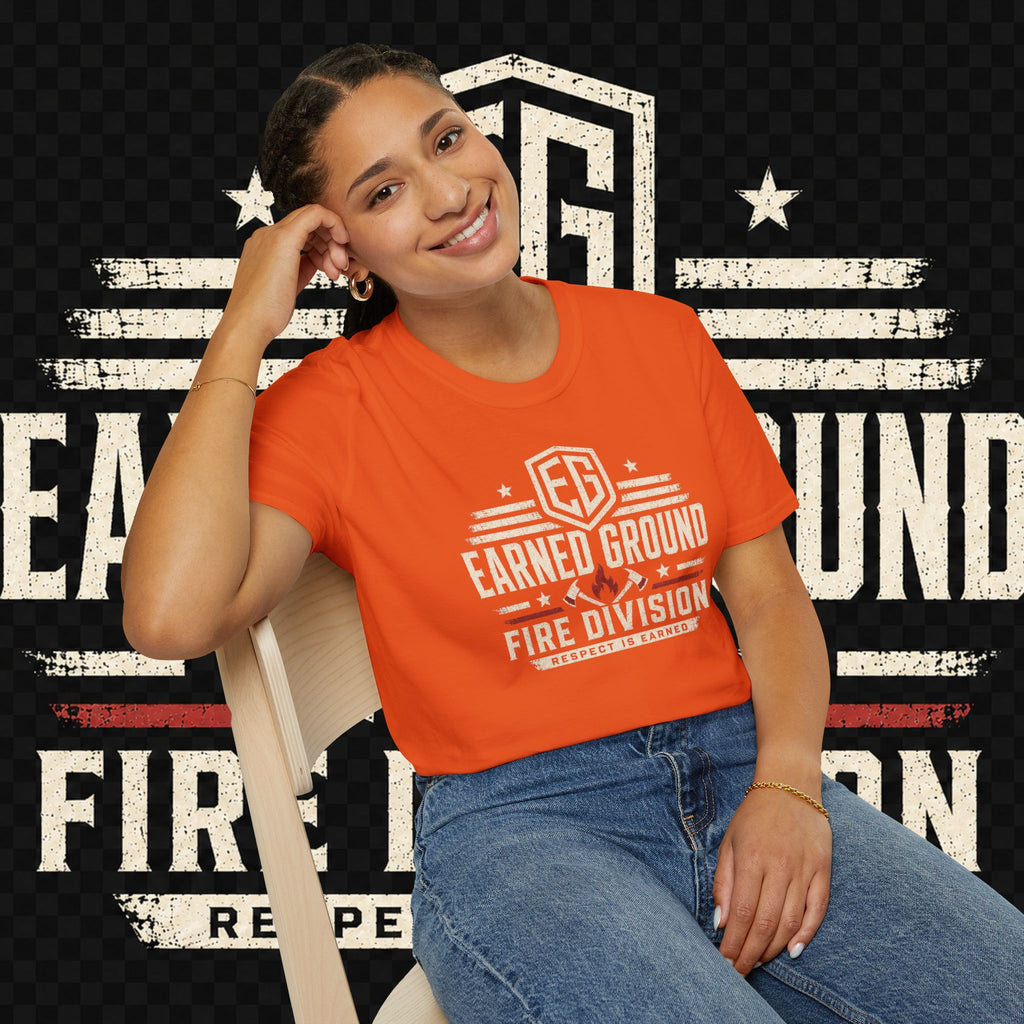 Earned Ground Fire Division T‑Shirt