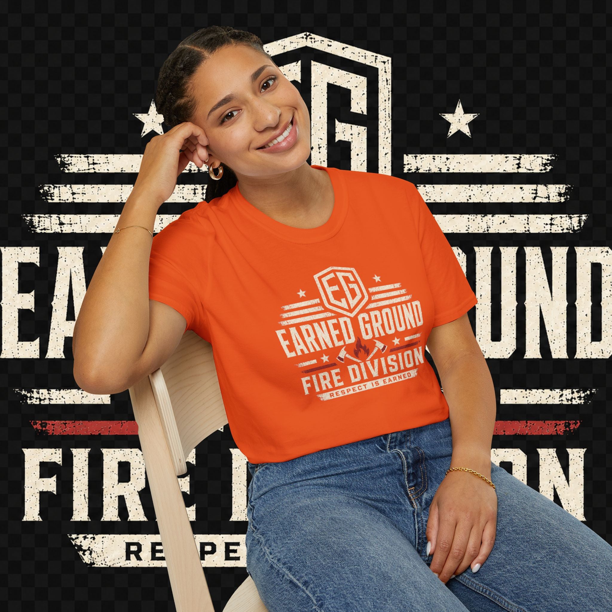 Earned Ground Fire Division T‑Shirt