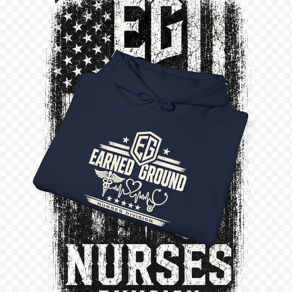 Earned Ground Nurses Division Hoodie — Nurse Tribute Pullover